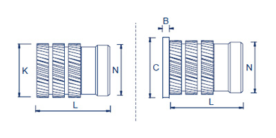 Spirol Inserts Diagram